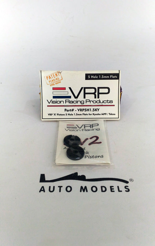 VRP Pistons 5 Hole 1.5mm Flats For Kyosho/Tekno/XB8