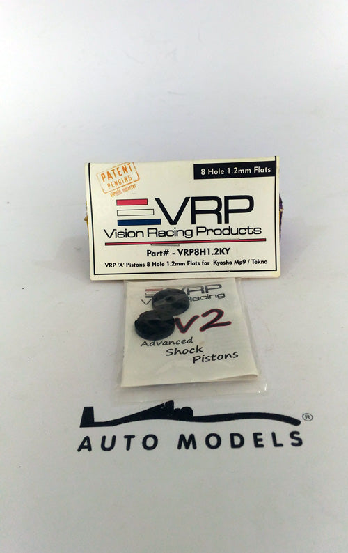 VRP Pistons 8 Hole 1.2mm Flats For Kyosho/Tekno/XB8
