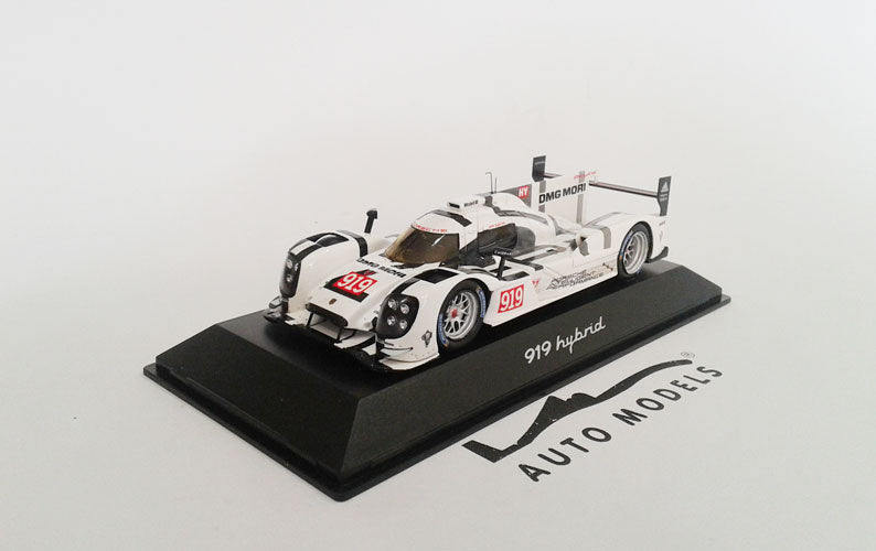 Porsche 919 Hybrid Prototype LeMans 2014 White