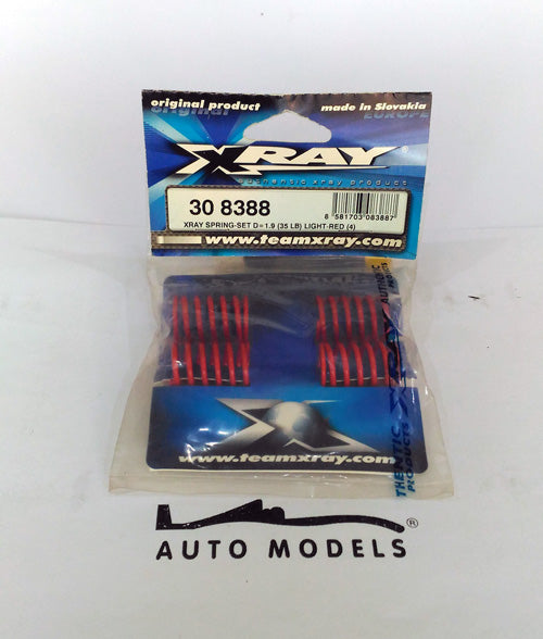 XRAY Spring Set D=1.9 (35LB) Light Red