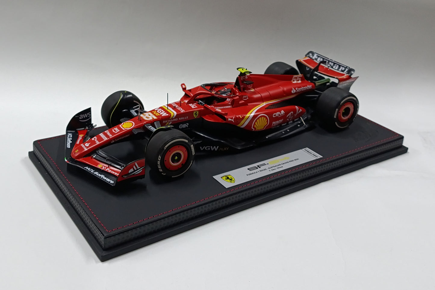 BBR Models SF24 Australian GP 2024 Luxury Package C.Sainz