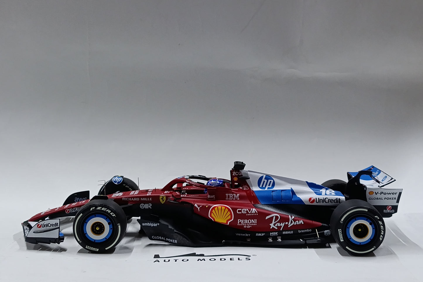 BBR Models Ferrari SF25 Miami GP Special Livery Charles Leclerc