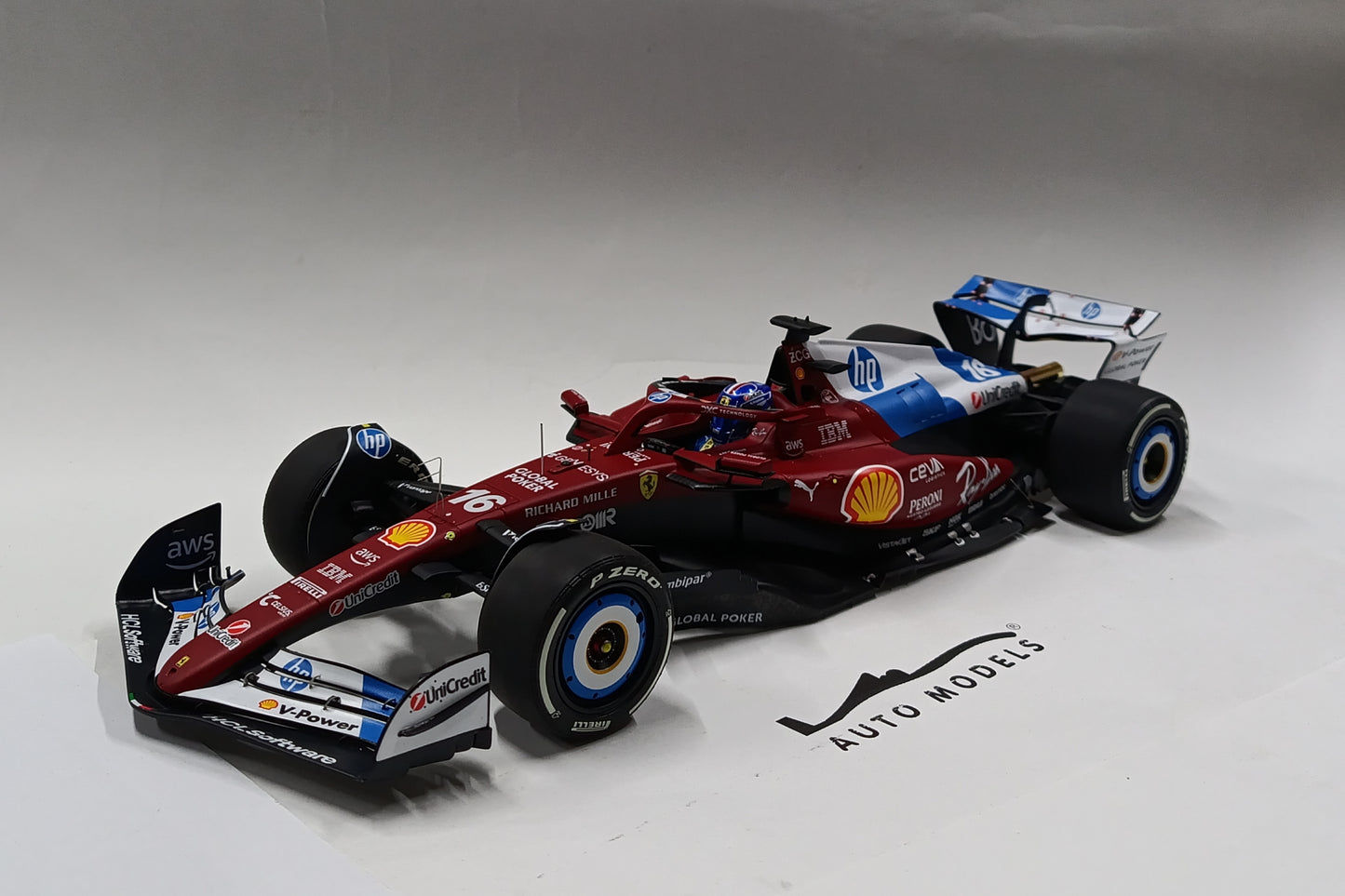 BBR Models Ferrari SF25 Miami GP Special Livery Charles Leclerc