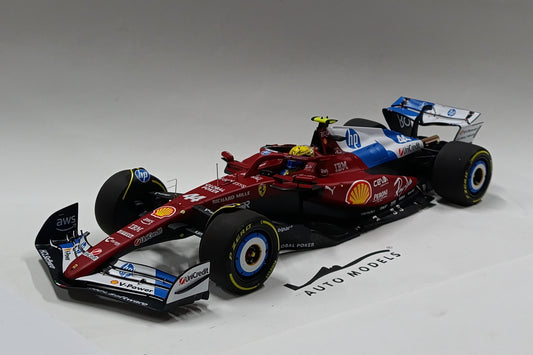 BBR Models Ferrari SF25 F1 Miami GP Special Livery Lewis Hamilton
