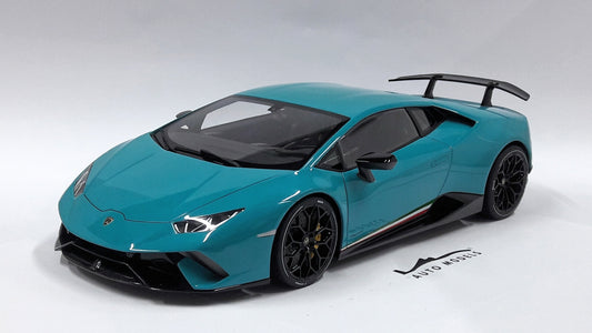 Auto Art Lamborghini Huracan Performante (Blu Glauco / Solid Blue)