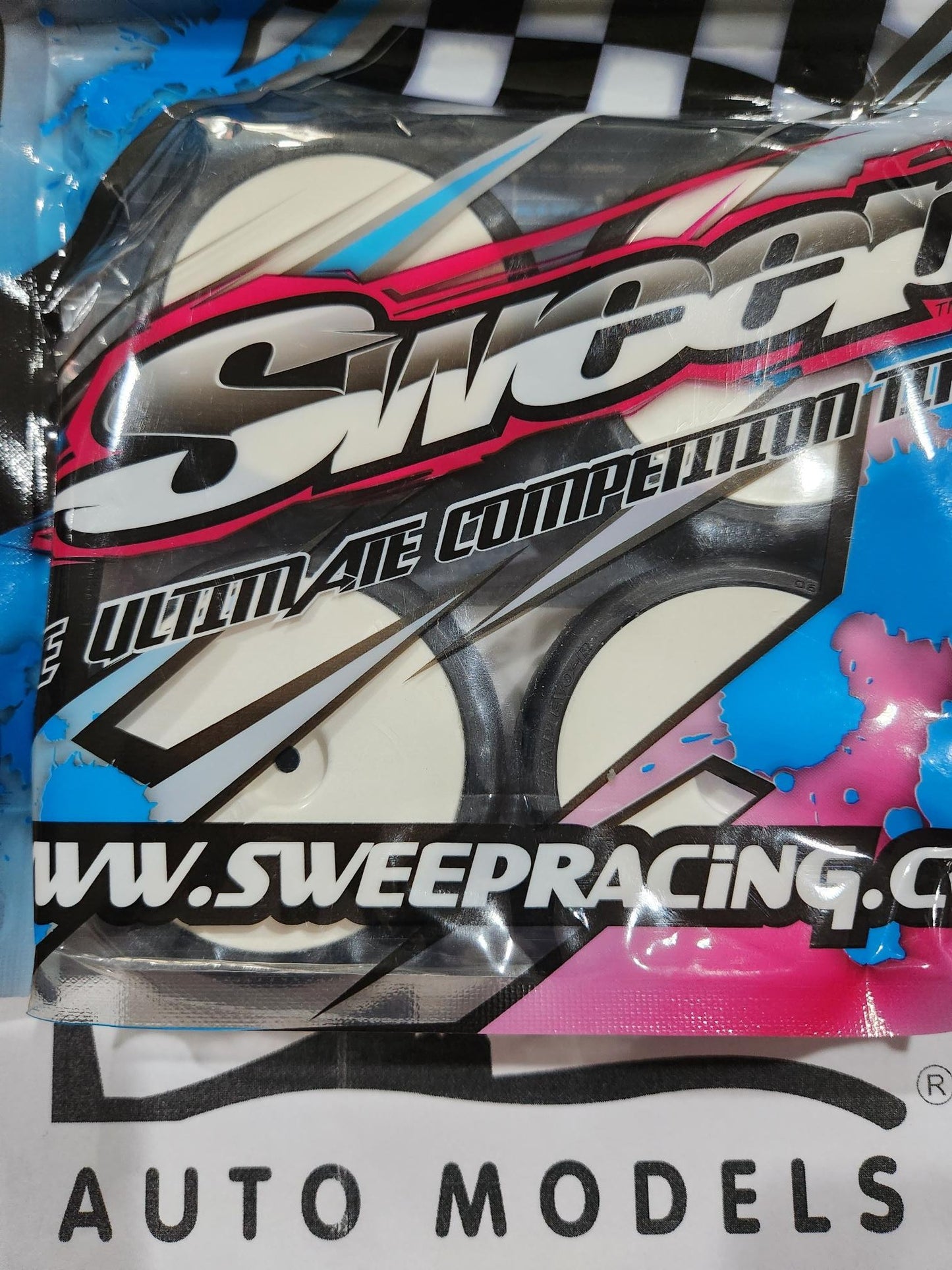 Sweep Racing EXP EVO-R Pro compound Pre-Glued set Touring Car Rubber Tire 24mm 40deg 4pcs