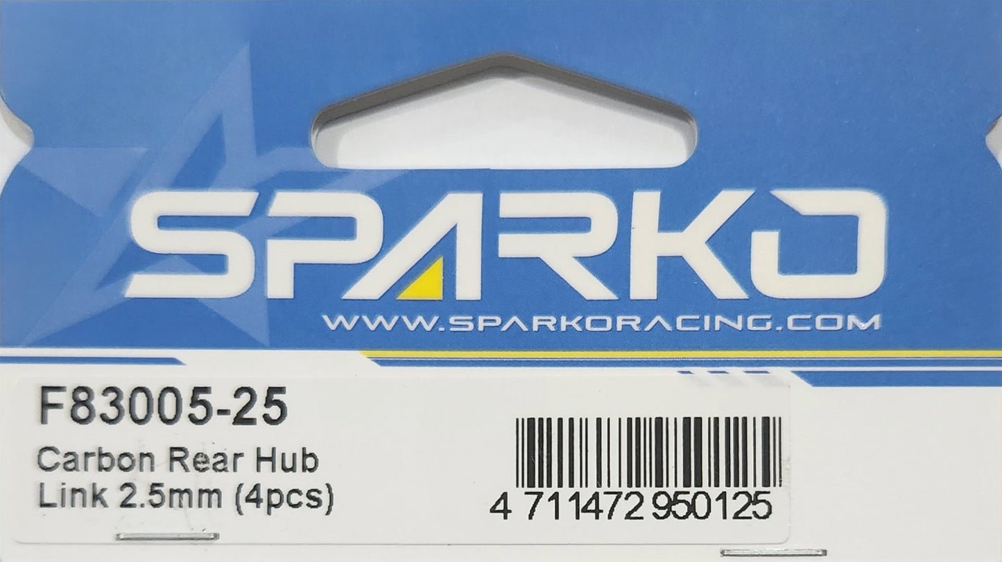 Sparko Racing Carbon Rear Hub Link 2.5mm (4pcs)