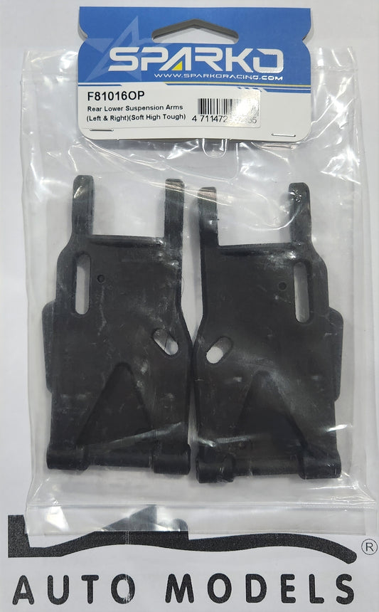 Sparko Racing Rear Lower Suspension Arms (Left & Right) (Soft High Tough)
