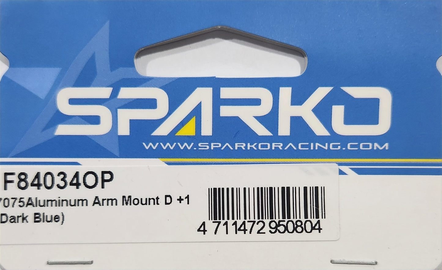 Sparko Racing 7075 Aluminium Arm Mount D +1 (Dark Blue)