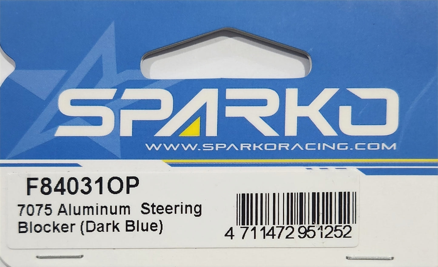 Sparko Racing 7075 Aluminium Steering Blocker (Dark Blue)