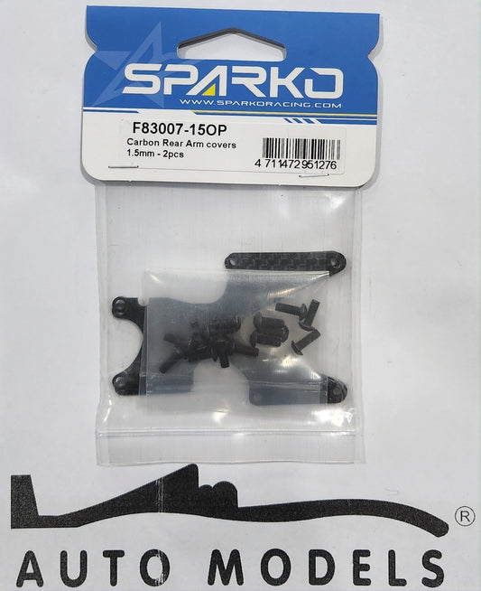 Sparko Racing Carbon Rear Arm covers 1.5mm - 2pcs