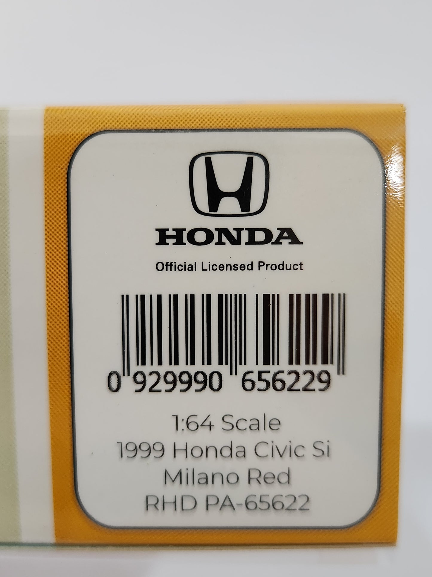 1/64 Paragon 1999 Honda Civic Si Milano Red RHD
