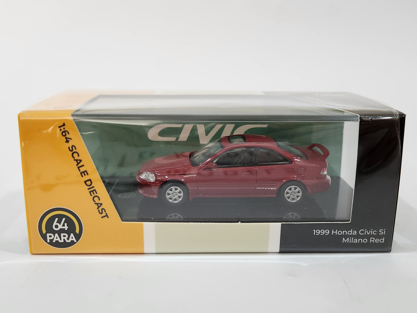 1/64 Paragon 1999 Honda Civic Si Milano Red RHD