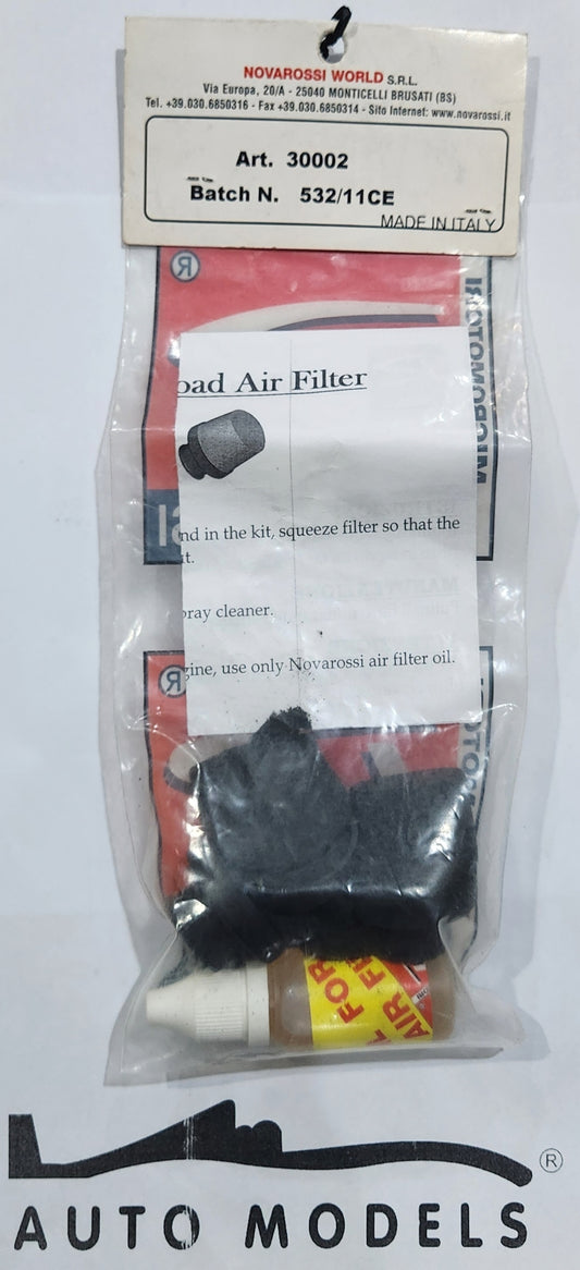 Novarossi 1/8 On Road Air Filter Set (3 filter + 1 oiler)