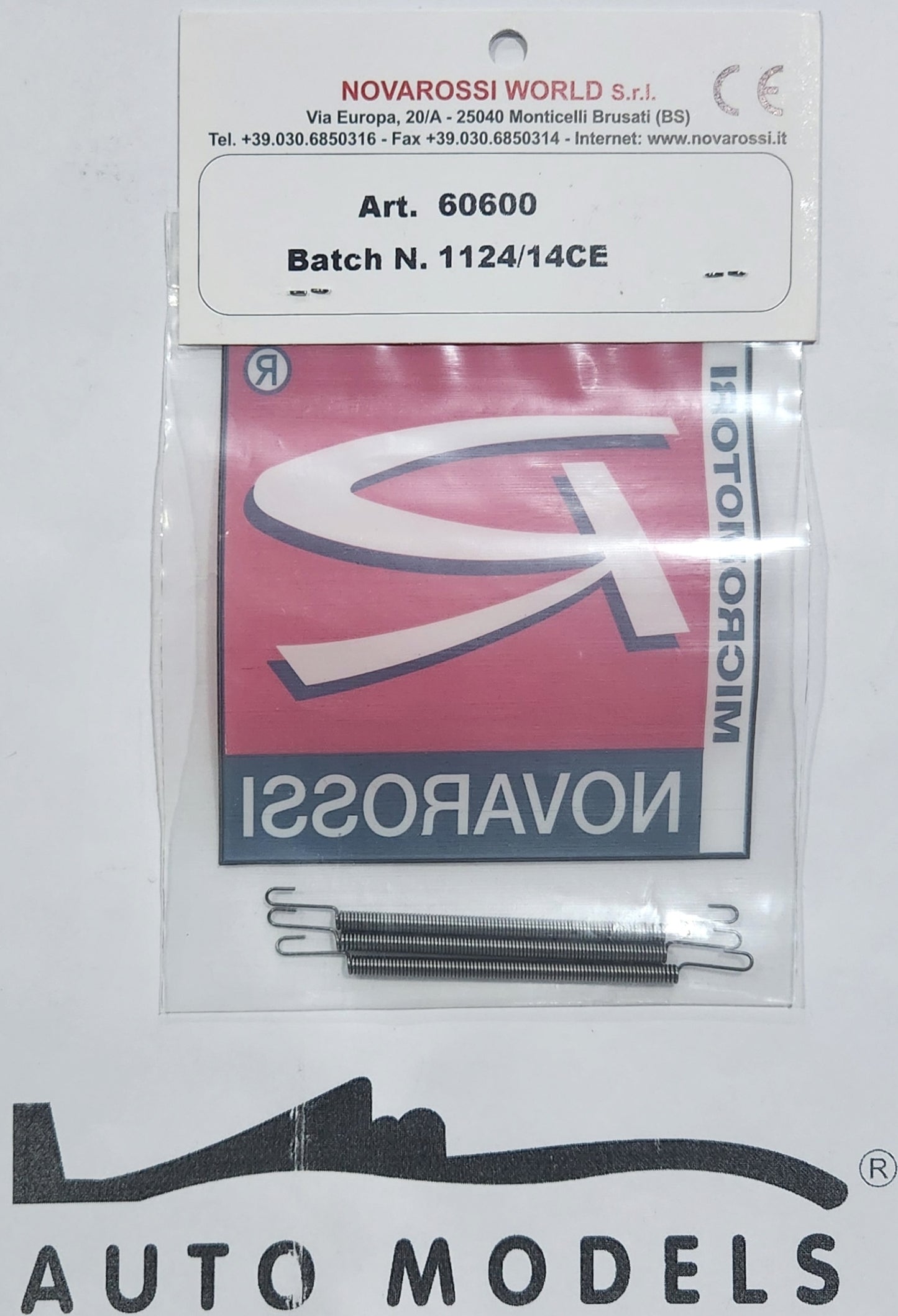 Novarossi Long Spring For 2.1cc Manifolds 03,2×78