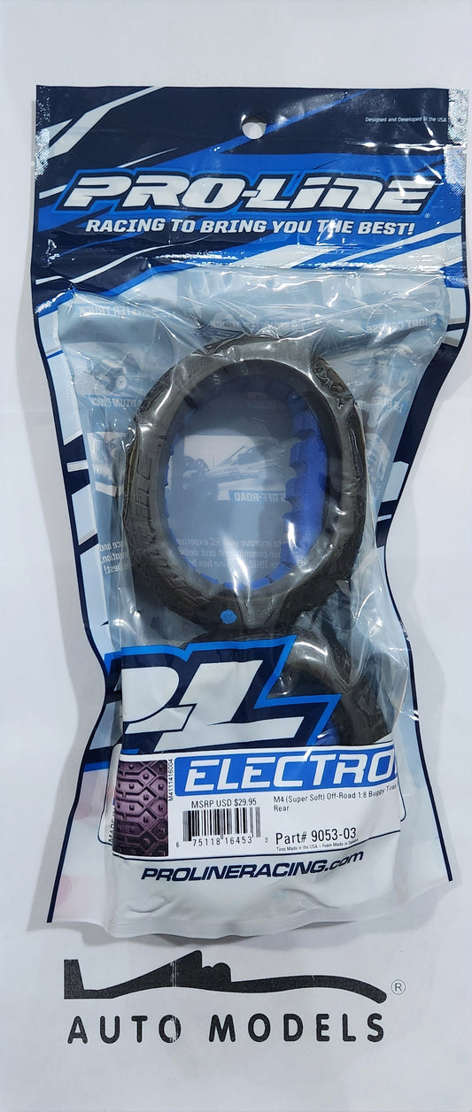 Proline Electron M4 (Super Soft) Off-Road 1:8 Buggy Tires for Front or Rear