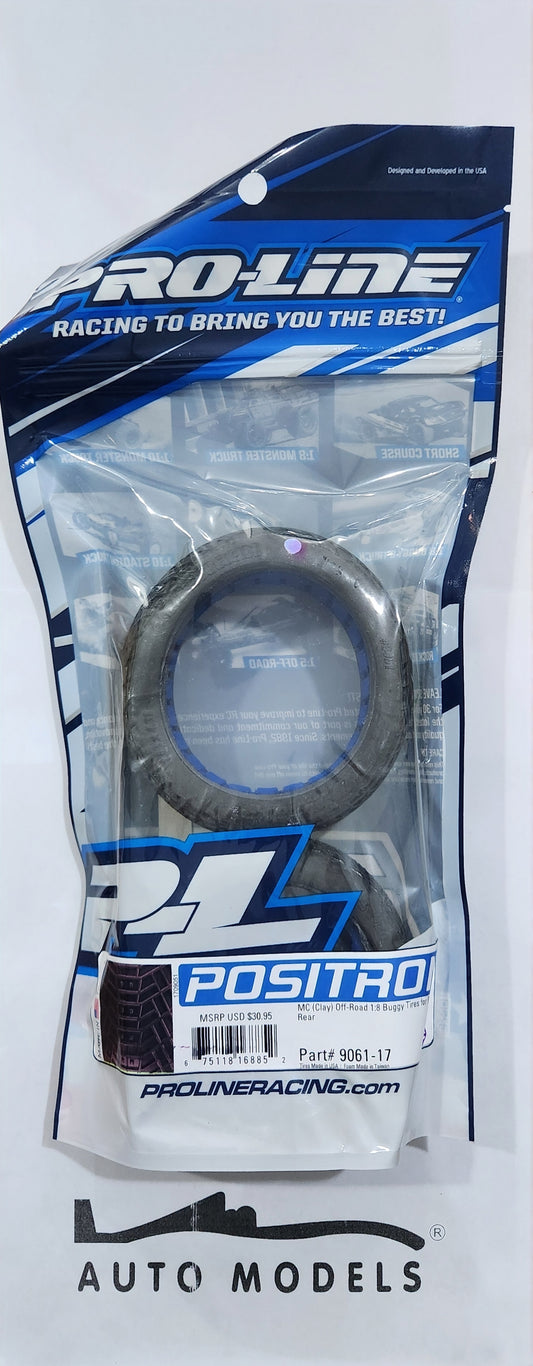 Proline Positron MC (Clay) Off-Road 1:8 Buggy Tires for Front or Rear