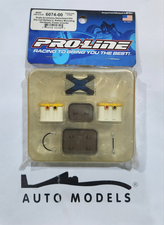 Proline Scale Accessory Assortment #6 Dry Cell Battery's, Battery Mounting Hardware, Power Inverter