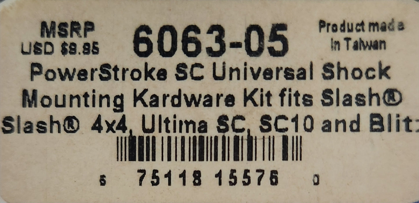 Proline Power Stroke SC Universal Shock Mounting Kardware Kit fits Slash 4×4, Ultima SC, SC10 and Blitz