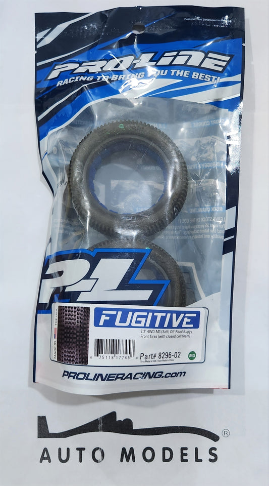 Proline Fugitive 2.2" 4WD M3 (Soft) Off-Road Buggy Front Tires (with closed cell foam)