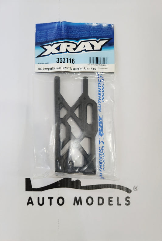 XRAY XB9 Composite Rear Lower Suspension Arm - Hard