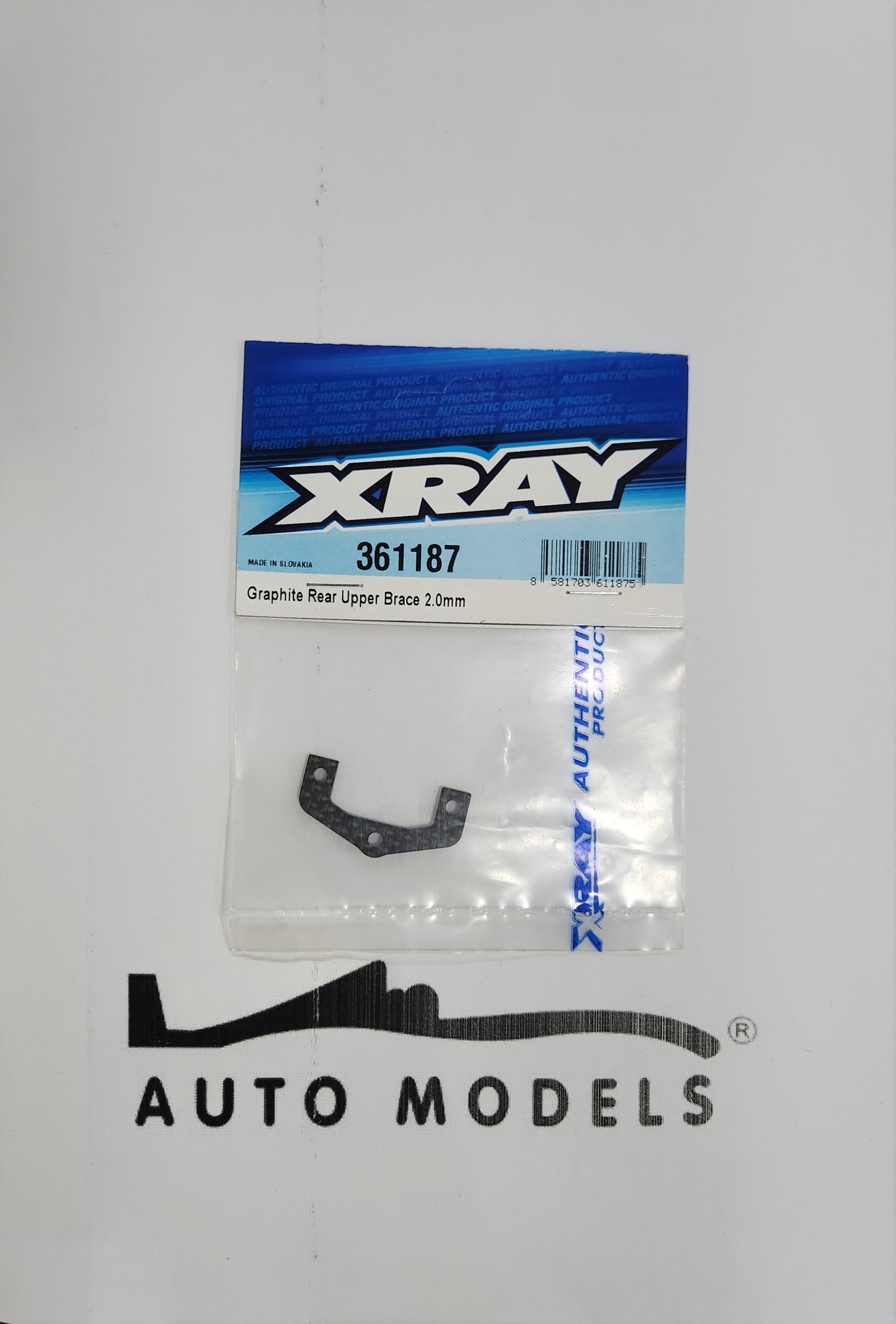 XRAY Graphite Rear Upper Brace 2.0mm