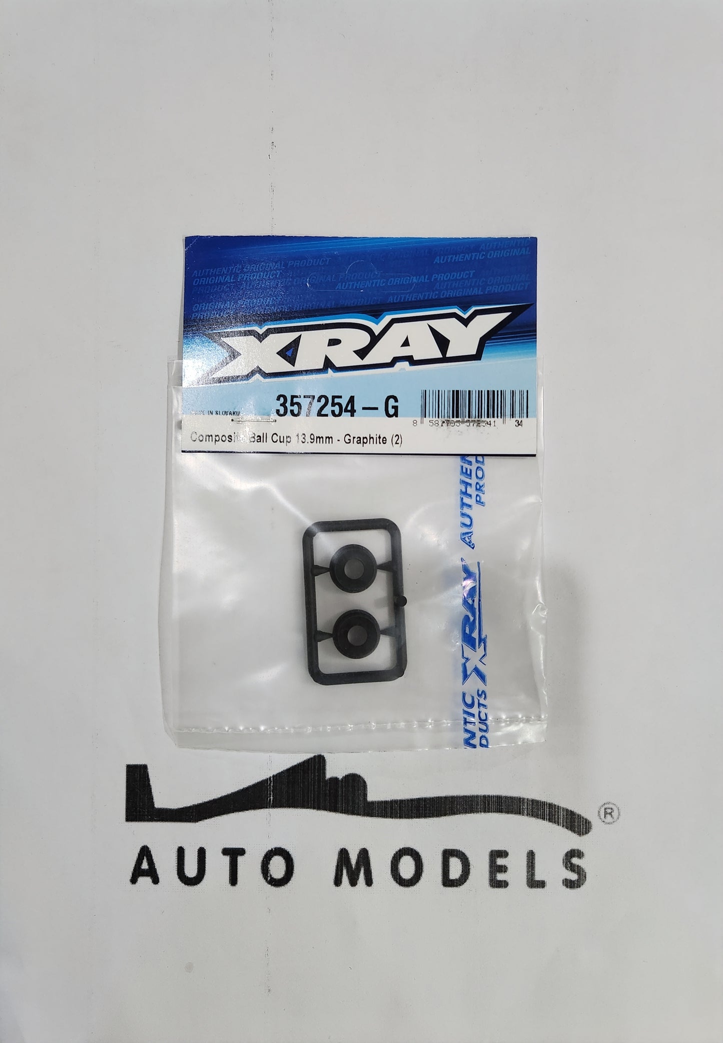 XRAY Composite Ball Cup 13.9mm - Graphite (2)