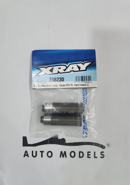 XRAY XT8 Alu Rear Shock Body - Swiss 7075 T6 - Hard Coated (2)