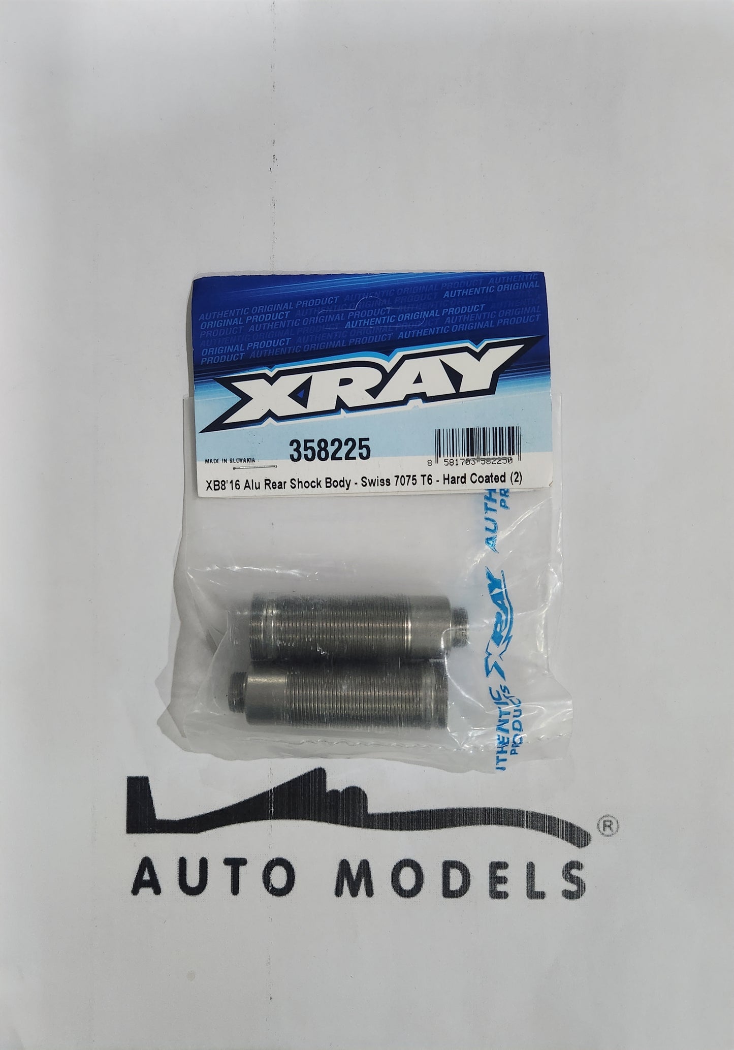 XRAY XB8'16 Alu Rear Shock Body - Swiss 7075 T6 - Hard Coated (2)