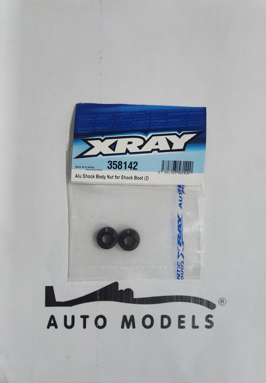 XRAY Alu Shock Body Nut for Shock Boot (2)