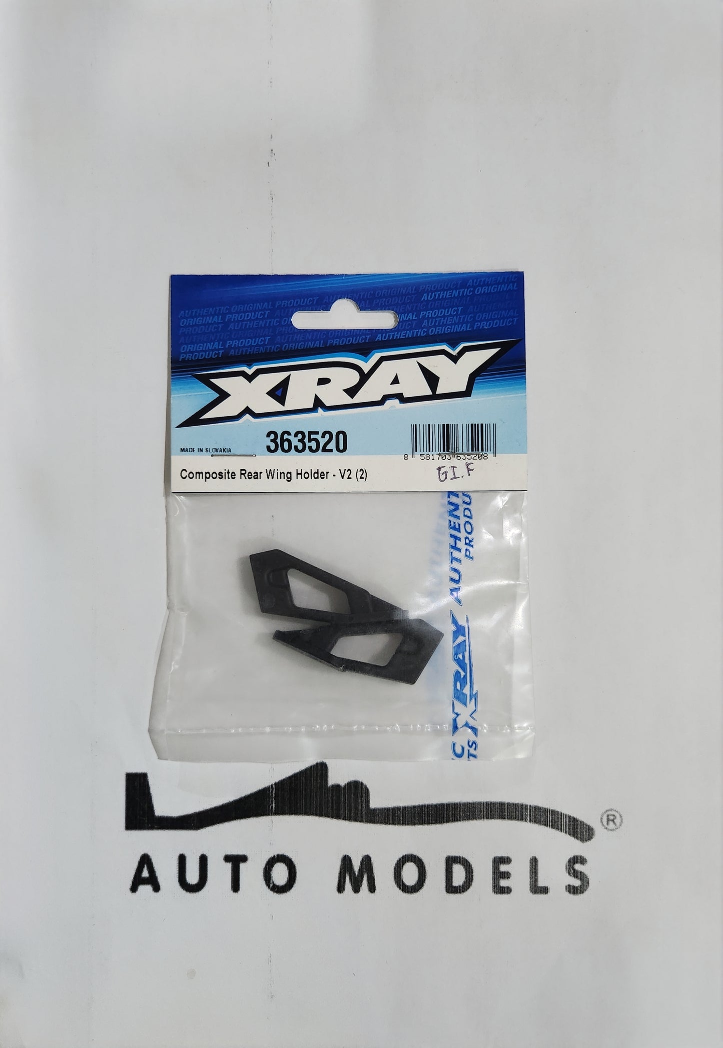 XRAY Composite Rear Wing Holder - V2 (2)