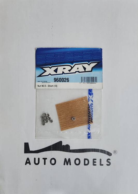 XRAY Nut M2.5 - Short (10)