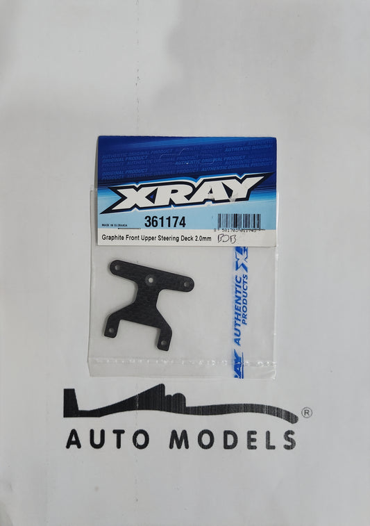 XRAY Graphite Front Upper Steering Deck 2.0mm