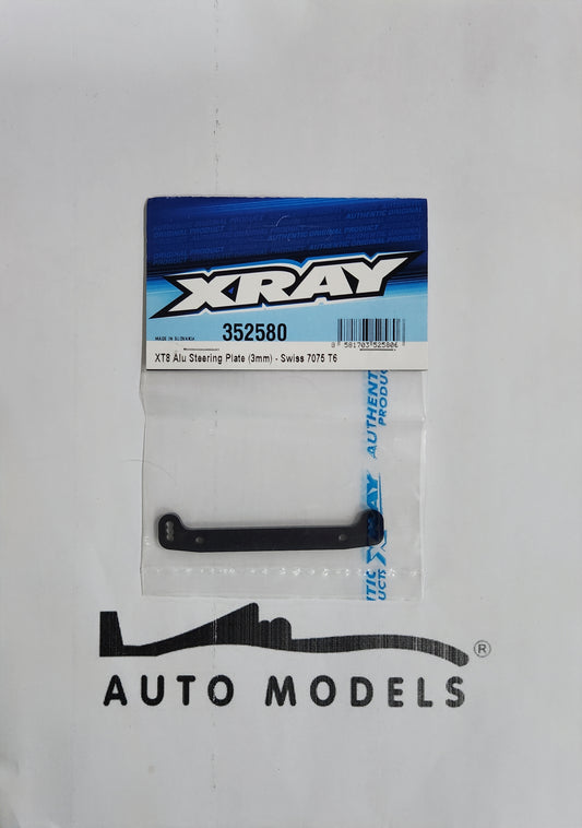 XRAY XT8 Alu Steering Plate (3mm) - Swiss 7075 T6