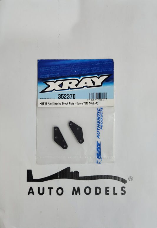 XRAY XB8'16 Alu Steering Block Plate - Swiss 7075 T6 (L+R)