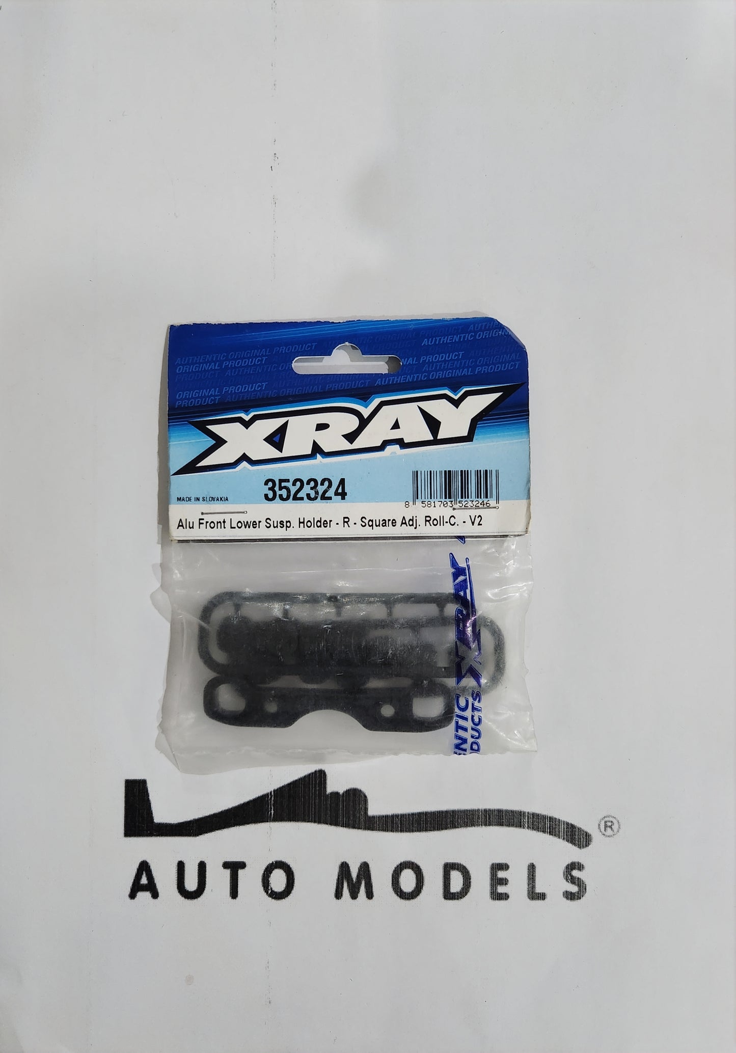 XRAY Alu Front Lower Susp. Holder - R - Square Adj. Roll-C. - V2