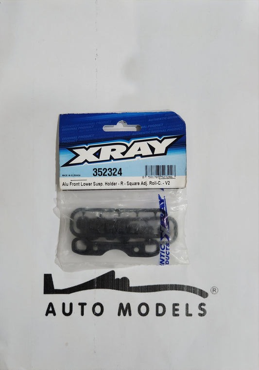 XRAY Alu Front Lower Susp. Holder - R - Square Adj. Roll-C. - V2