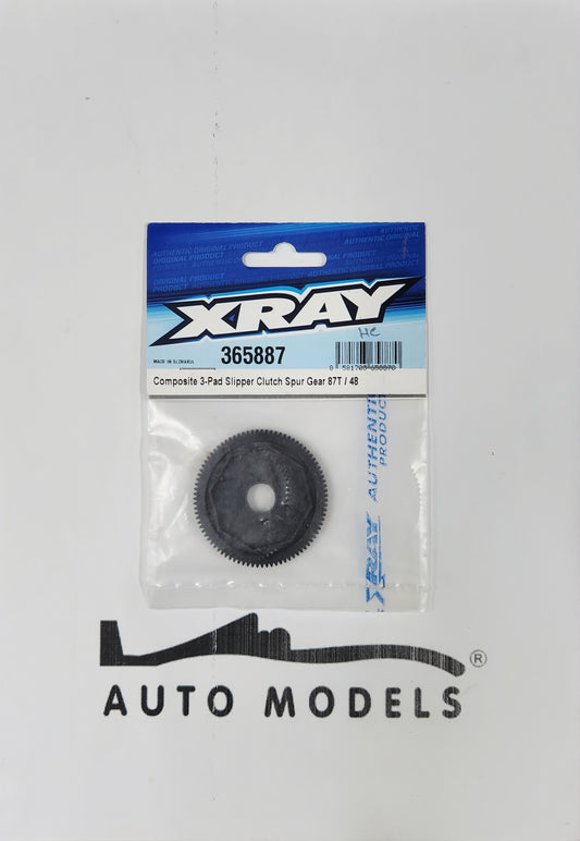 XRAY Composite 3-Pad Slipper Clutch Spur Gear 87T / 48