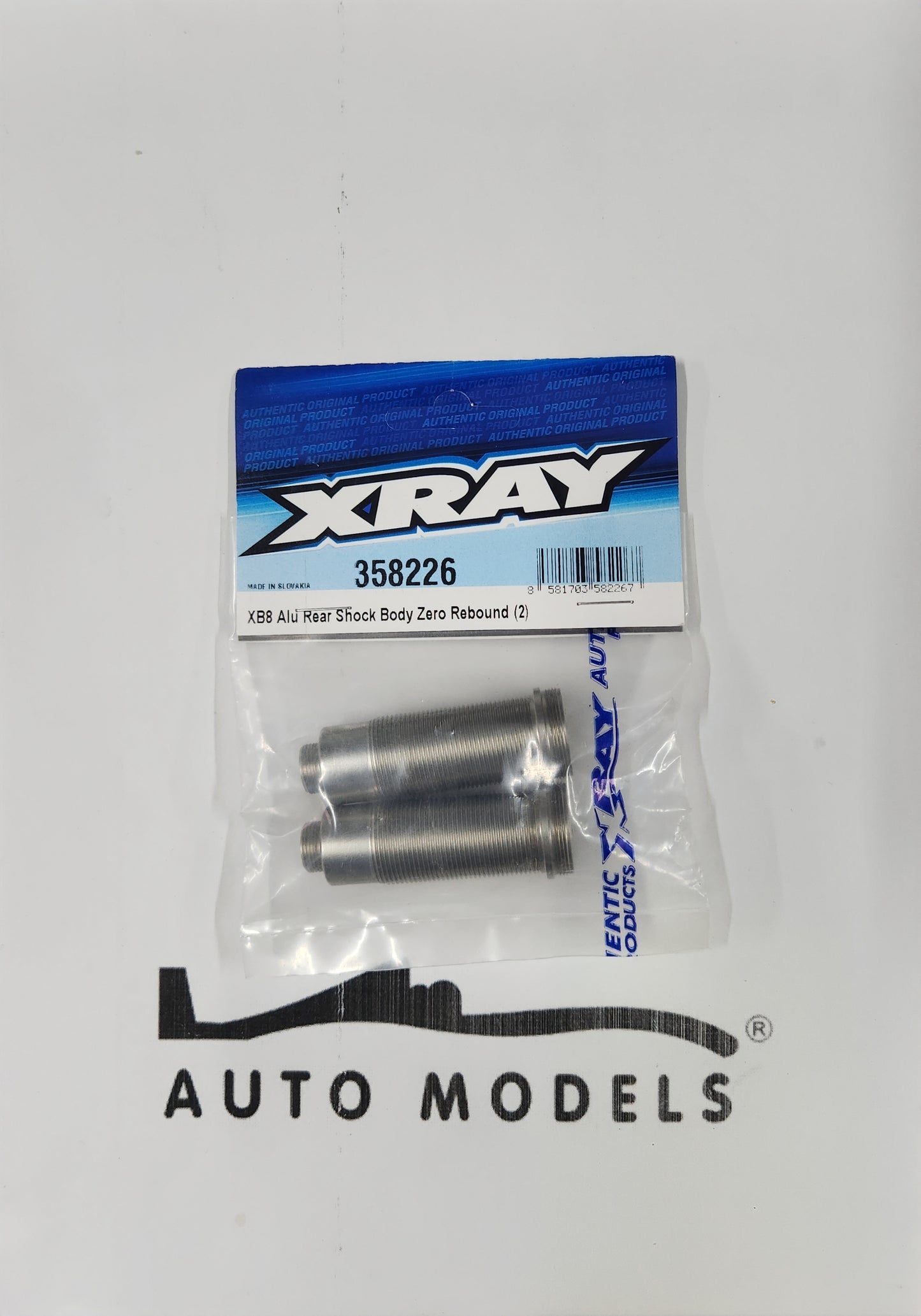 XRAY XB8 Alu Rear Shock Body Zero Rebound