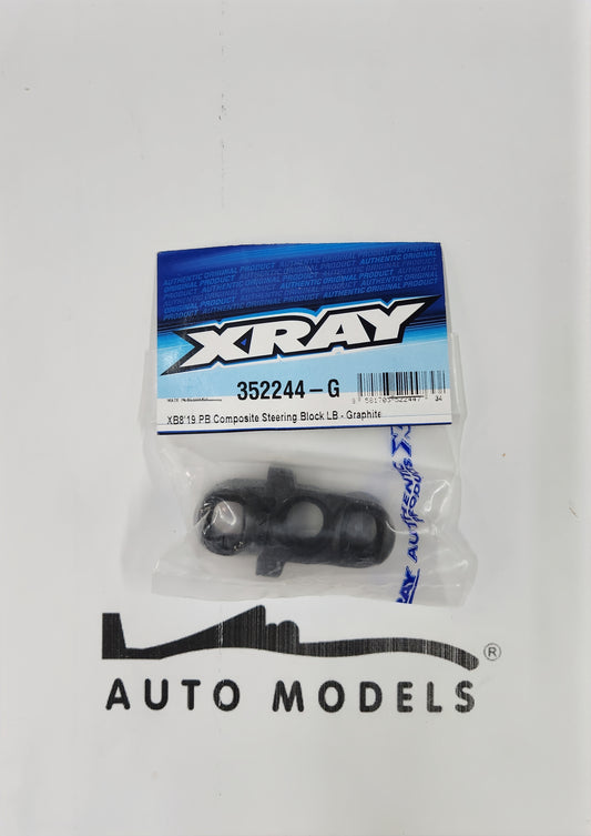 XRAY XB8'19 PB Composite Steering Block LB - Graphite