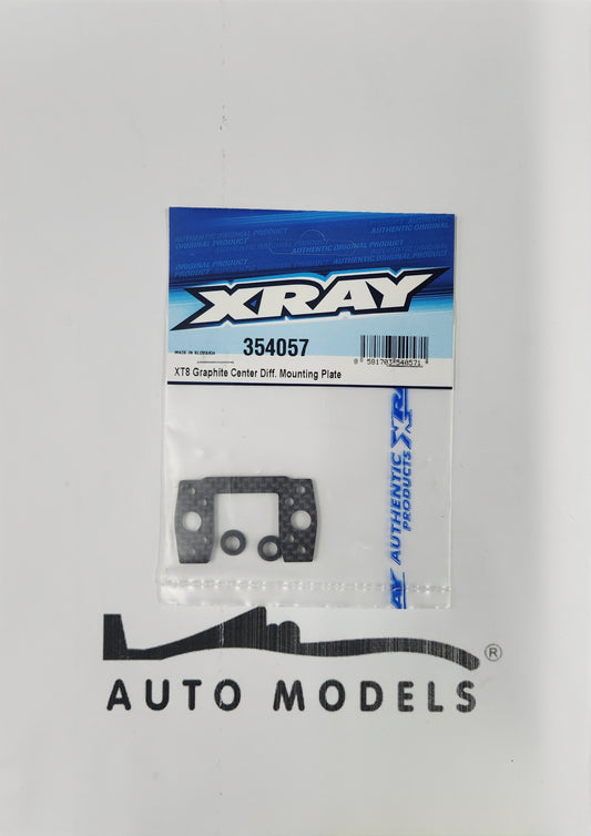 XRAY XT8 Graphite Center Diff. Mounting Plate