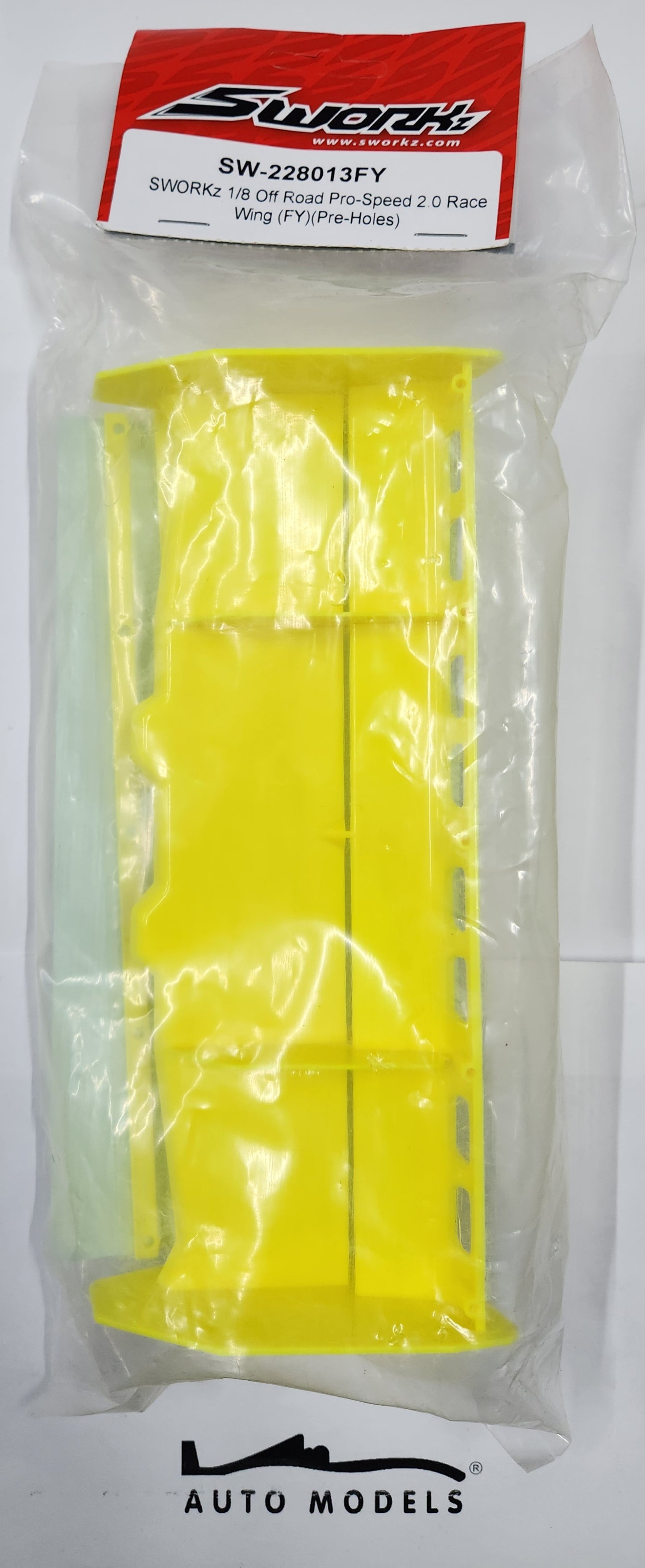 SWORKz 1/8 Off Road Pro-Speed 2.0 Race Wing (FY) (Pre-Holes)
