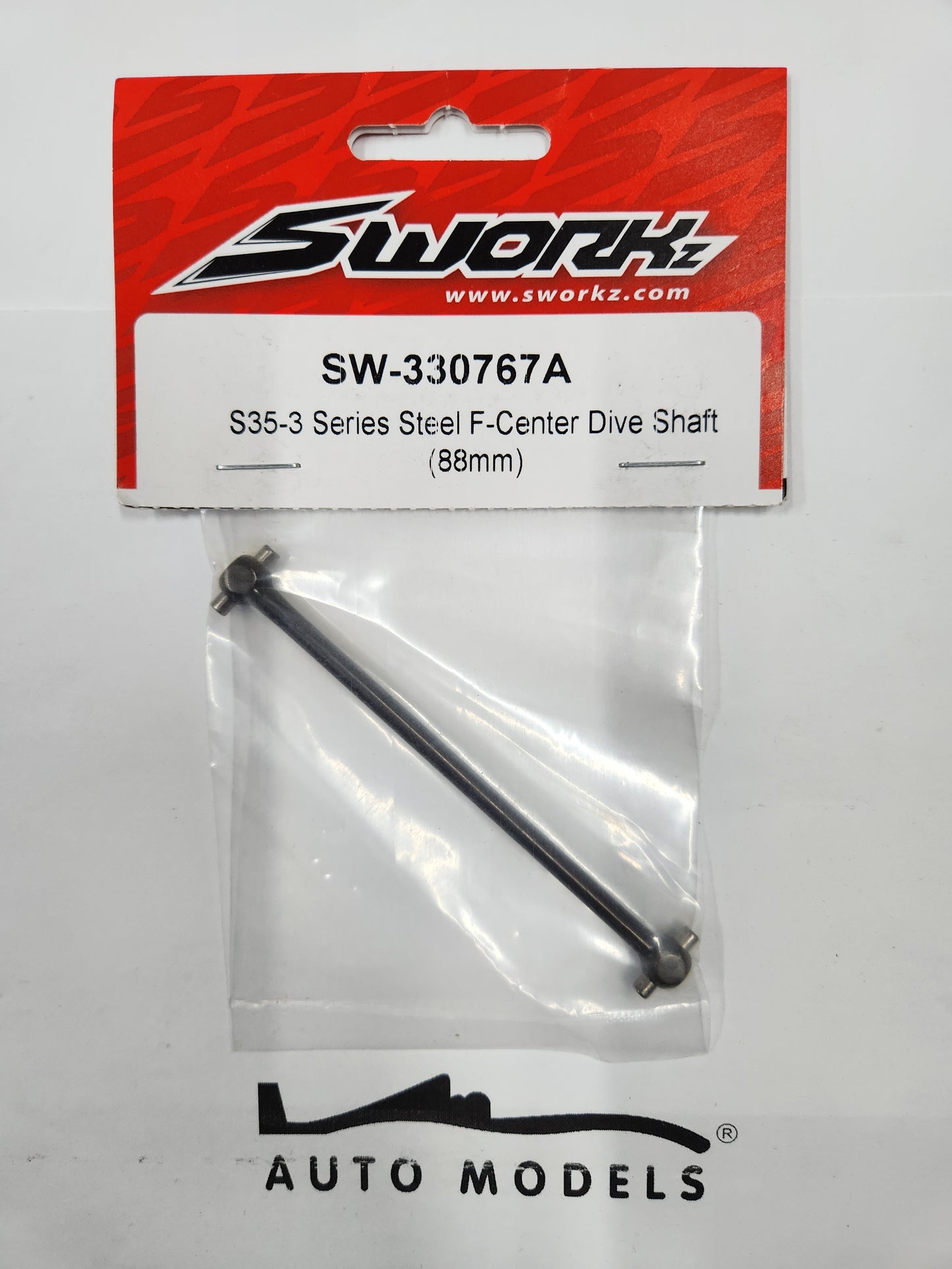SWORKz S35-3 Series Steel F-Center Dive Shaft (88mm)