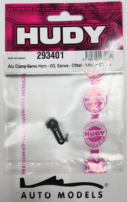 HUDY Alu Clamp Servo Horn - KO, Sanwa - Offset - 1-Hole - 23T