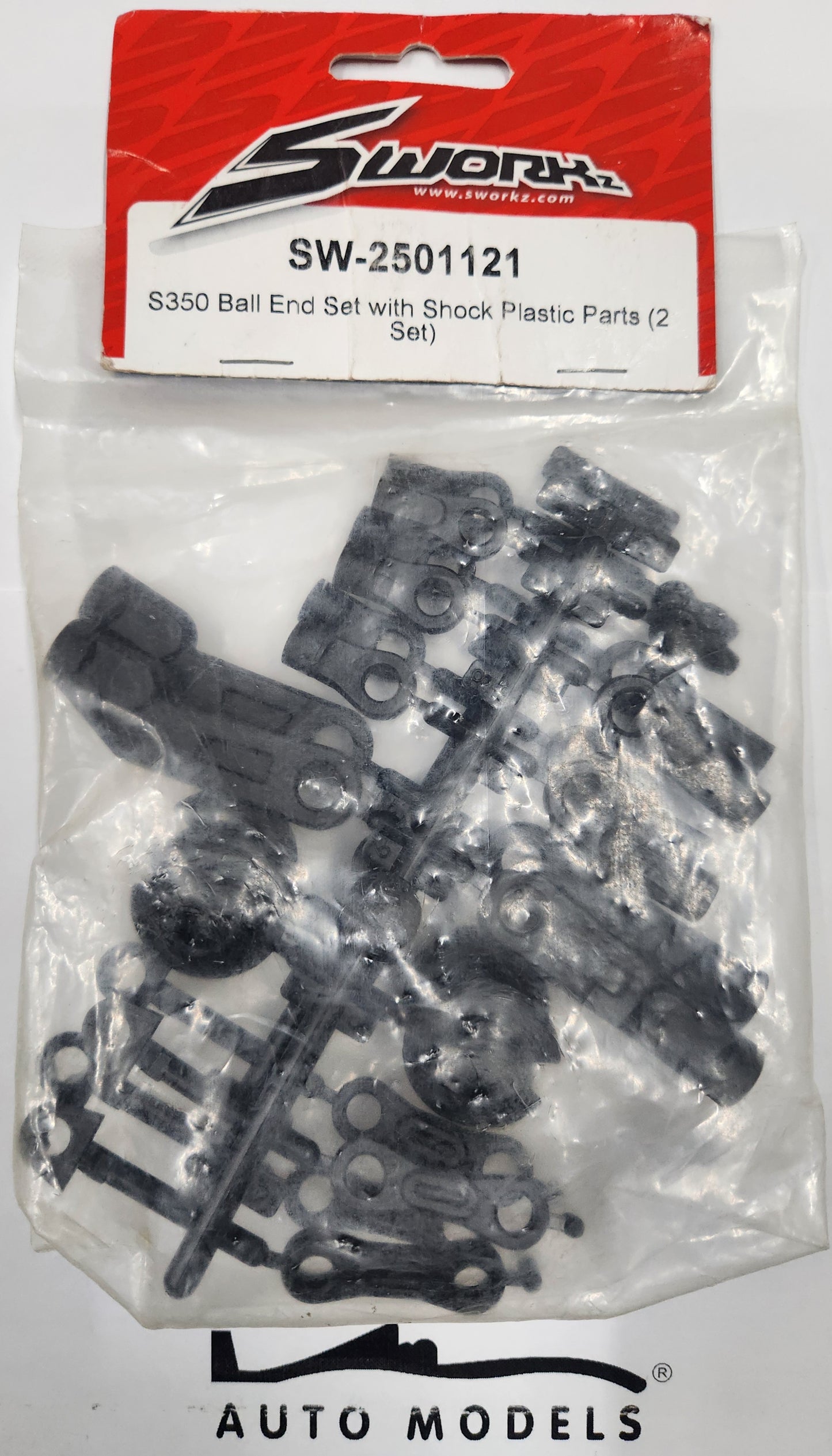 SWORKz S350 Ball End Set with Shock Plastic Parts (2 Set)