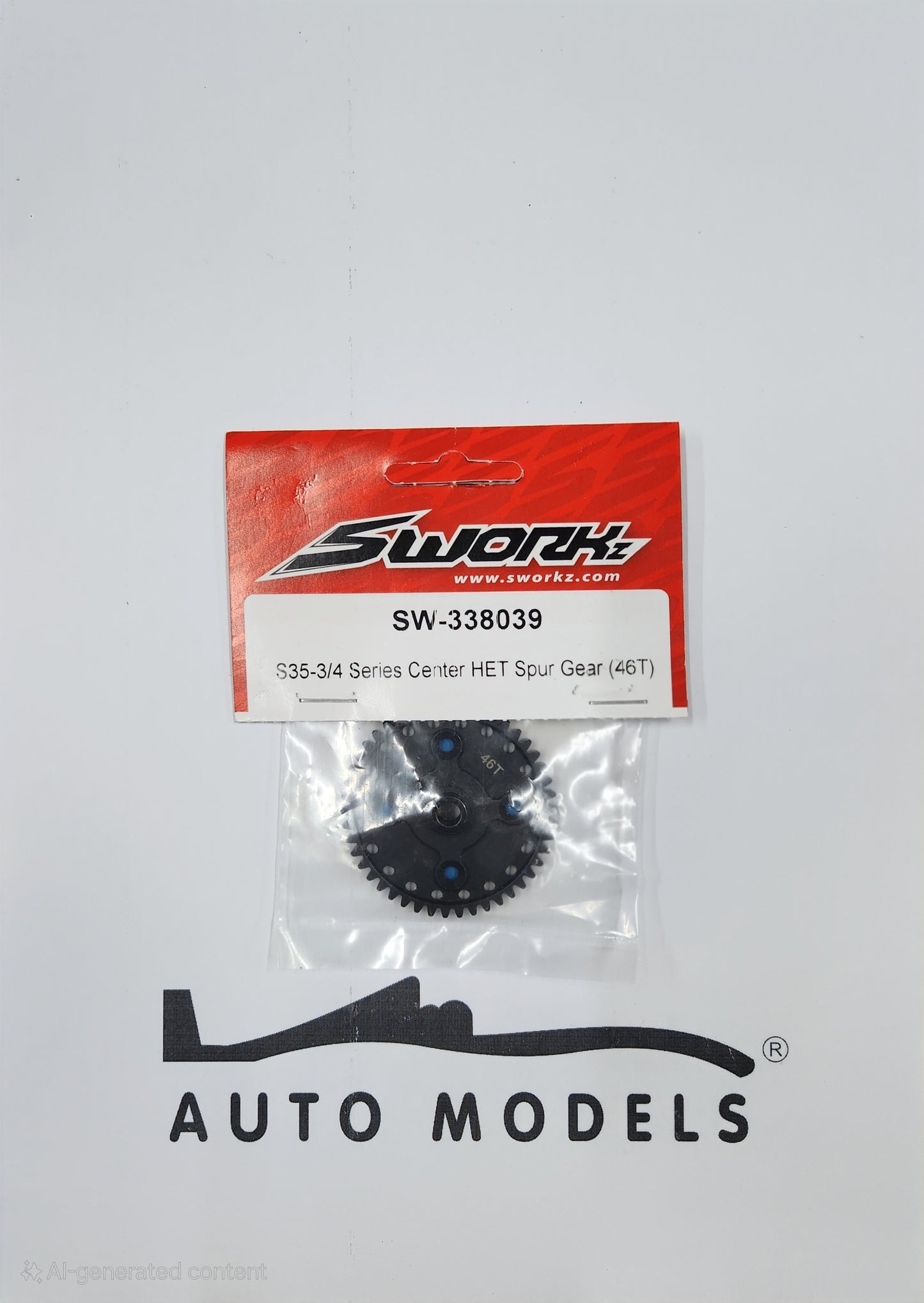 SWORKz S35-3/4 Series Center HET Spur Gear (46T)