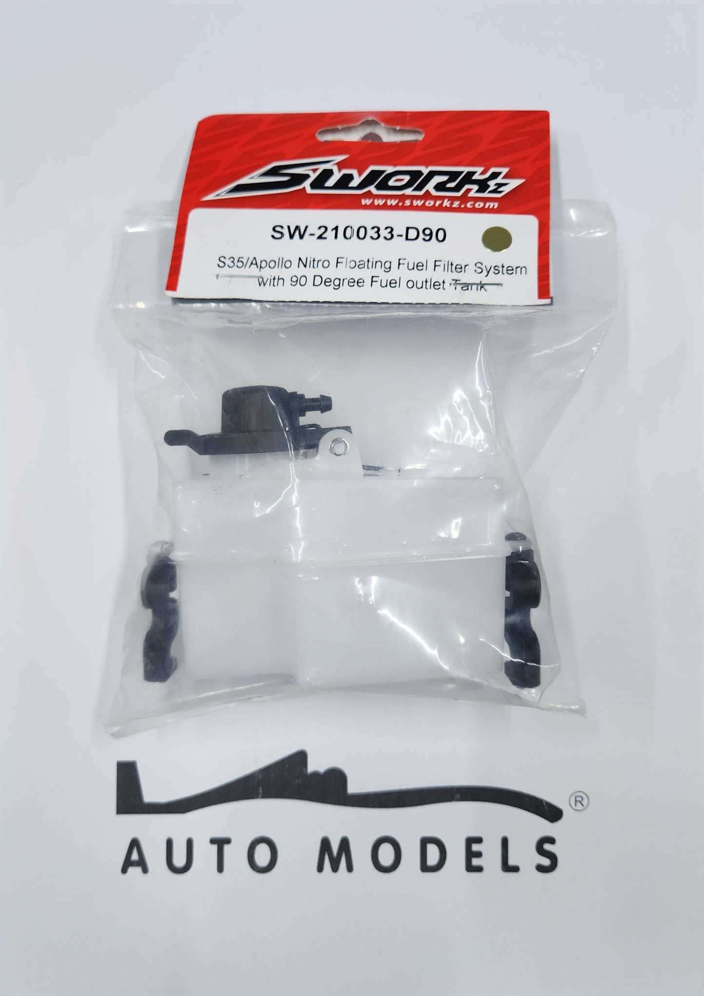 SWORKz S35/Apollo Nitro Floating Fuel Filter System with 90 Degree Fuel outlet Tank