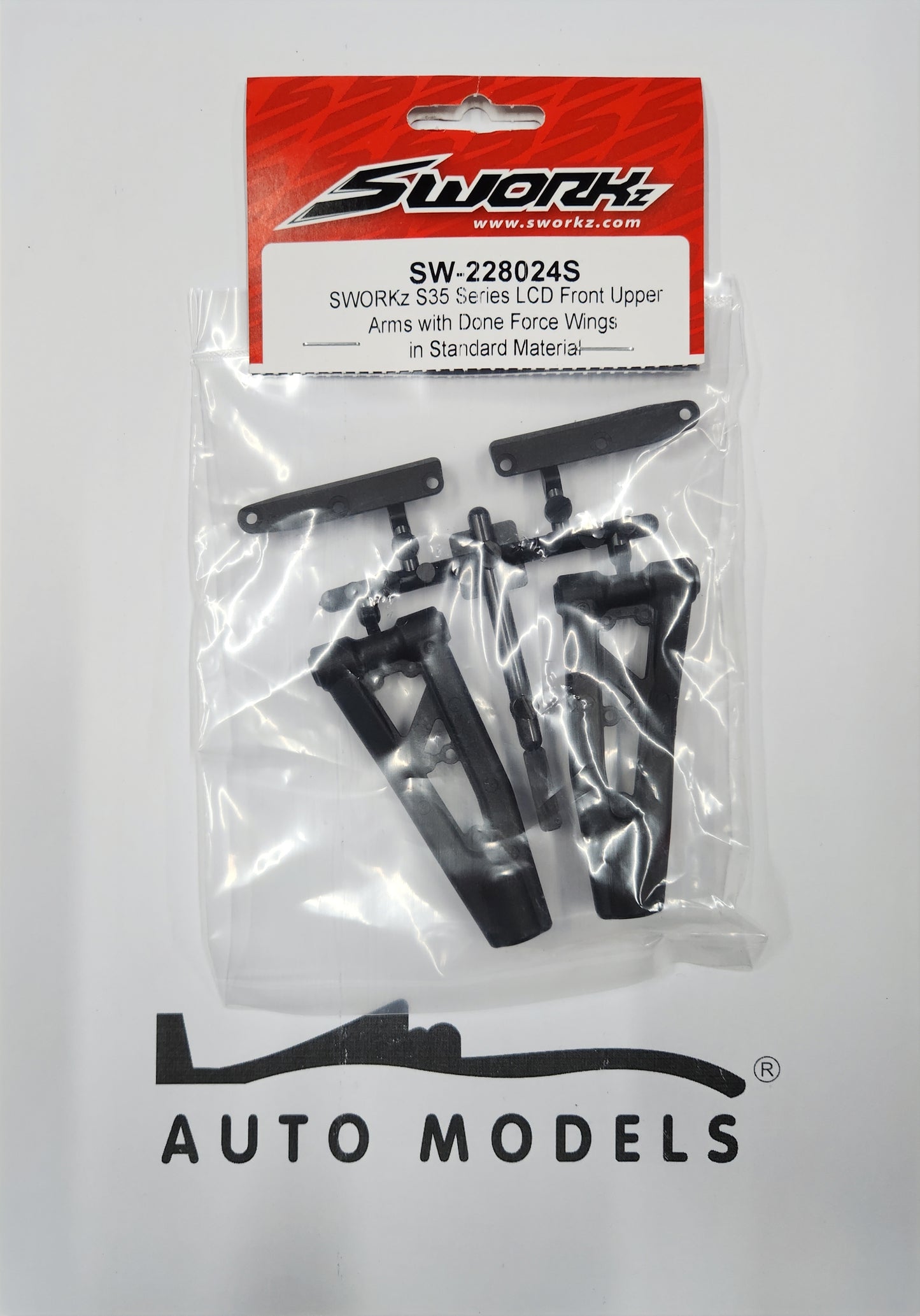 SWORKz S35 Series LCD Front Upper Arms with Done Force Wings in Standard Material