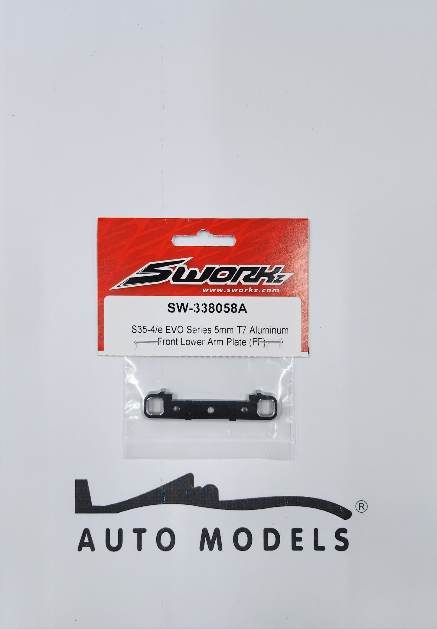SWORKz S35-4/e EVO Series 5mm T7 Aluminum Front Lower Arm Plate (FF)