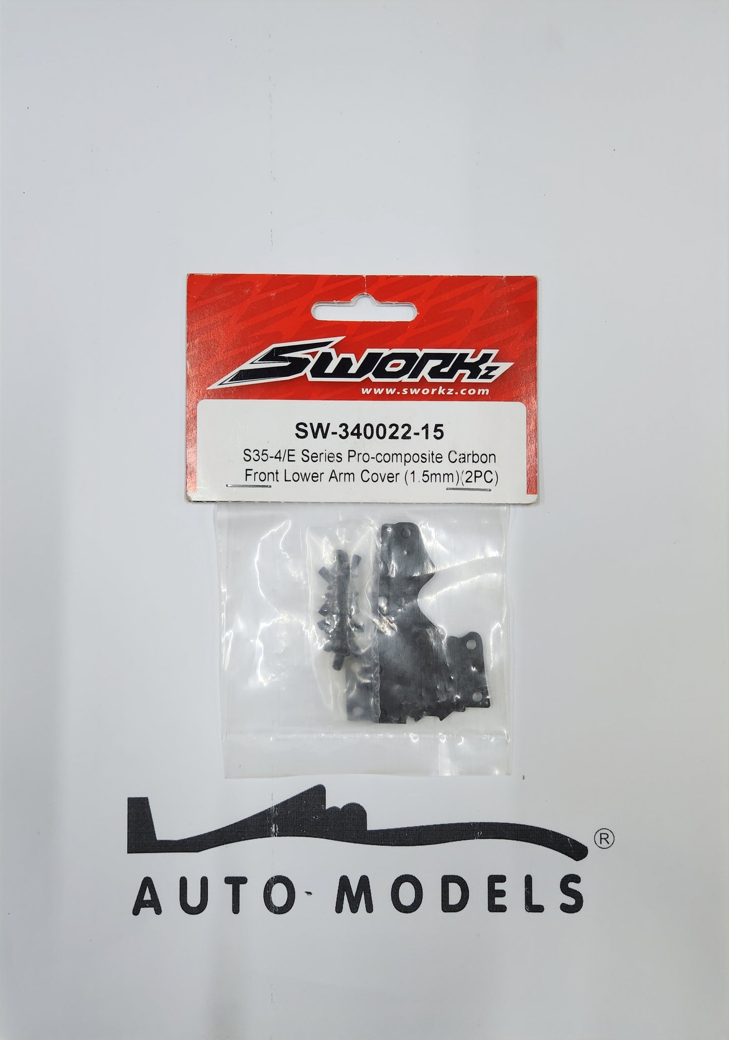 SWORKz S35-4/E Series Pro-composite Carbon Front Lower Arm Cover (1.5mm) (2PC)